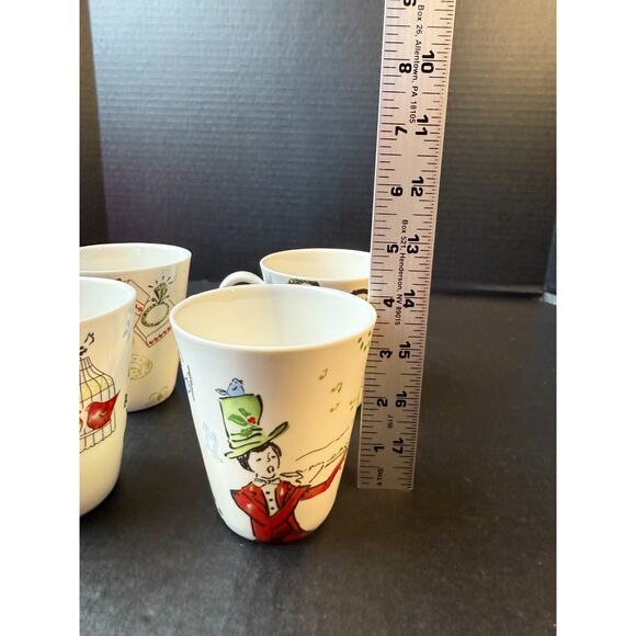 LENOX 12 Days of Christmas Mugs Complete In Original Box! - Picture 13 of 13